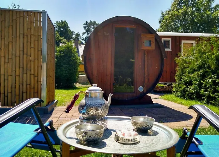 Daire Oriental Tiny House Mit Sauna Wendisch Rietz